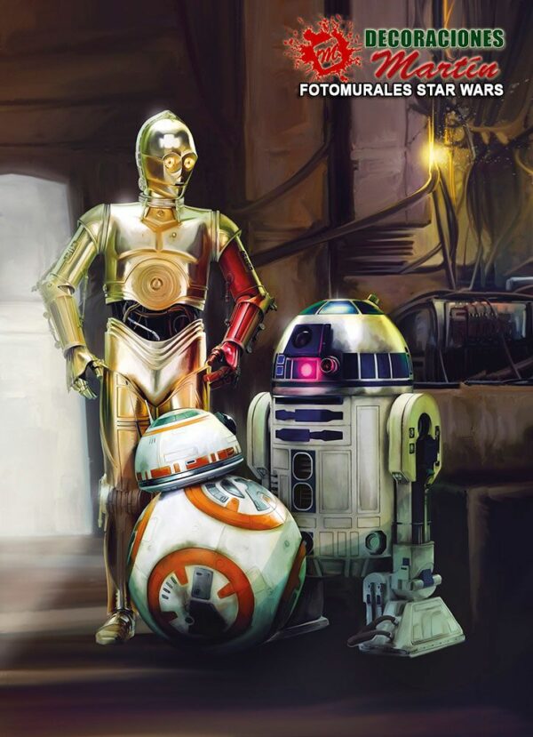 4-447 Star Wars Three Droids / Tres Droides Star Wars - Imagen 2