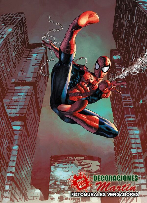 4-459 Fotomural Spider-Man Jump / Salto de Spiderman - Imagen 2