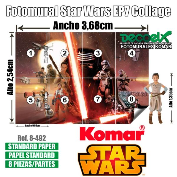 8-492 Detalles Star Wars EP7 Collage