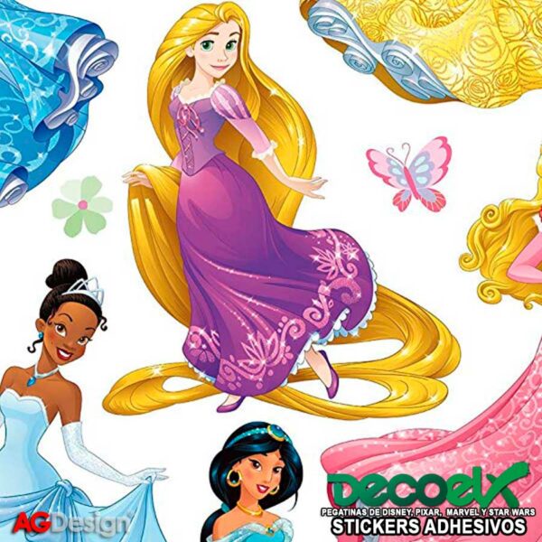 Zoom Sticker Infantil Princesas Disney DK-1722