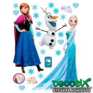 Sticker Disney Frozen Elsa Anna y Olaf DK-1797