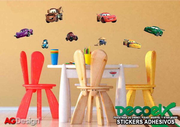 Stickers Infantiles Disney McQueen y Mater DK-887 Interior